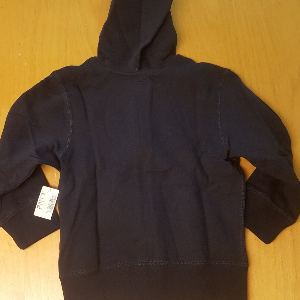 navy blue hoodie sweater size 4